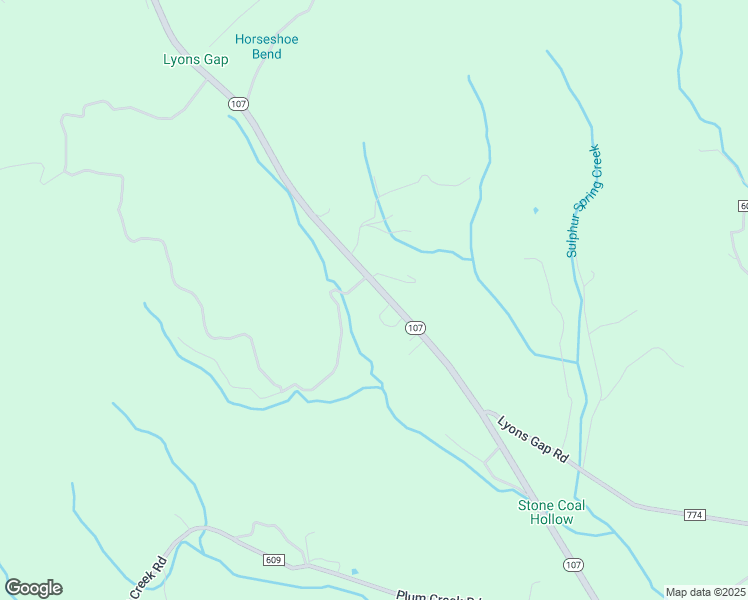 map of restaurants, bars, coffee shops, grocery stores, and more near 1760 Virginia 107 in Chilhowie