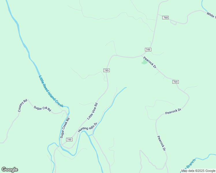 map of restaurants, bars, coffee shops, grocery stores, and more near Little Vine Road in Carroll County