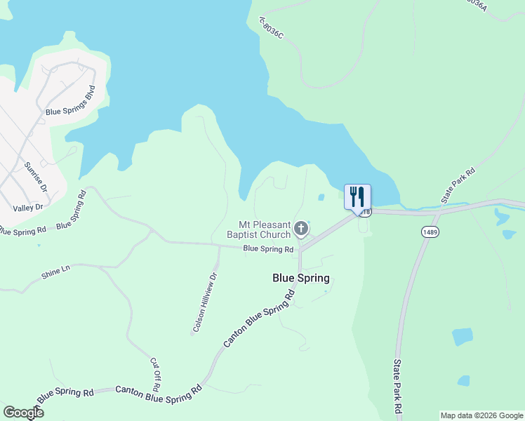 map of restaurants, bars, coffee shops, grocery stores, and more near 239-261 Stallons Road in Cadiz