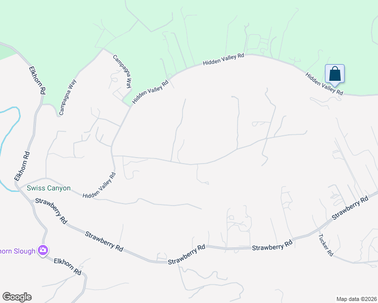 map of restaurants, bars, coffee shops, grocery stores, and more near 14643 Tumbleweed Lane in Watsonville