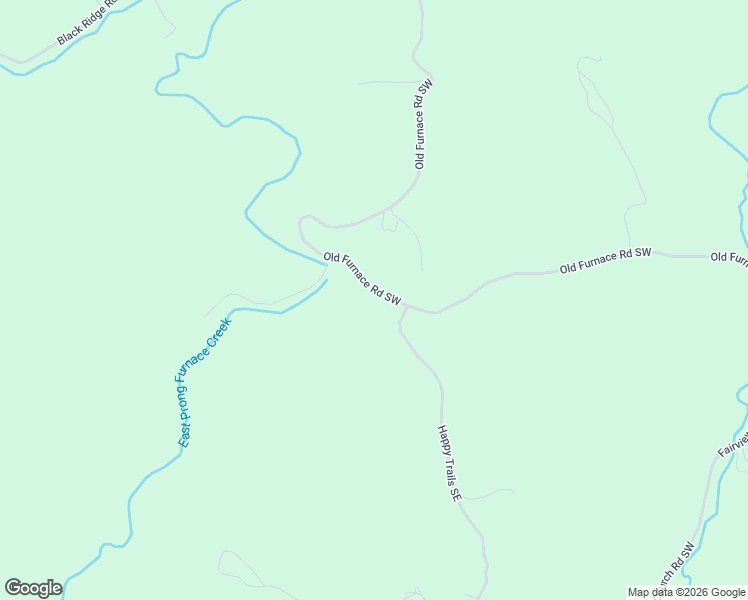 map of restaurants, bars, coffee shops, grocery stores, and more near 674 Old Furnace Road Southwest in Floyd