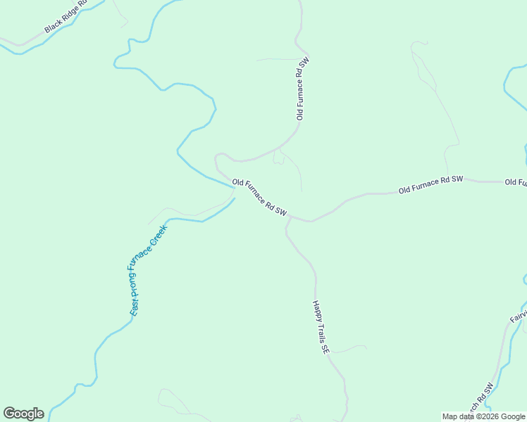 map of restaurants, bars, coffee shops, grocery stores, and more near 674 Old Furnace Road Southwest in Floyd