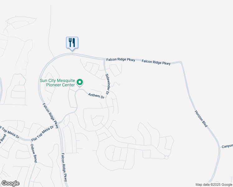 map of restaurants, bars, coffee shops, grocery stores, and more near 1322 Serenity Ridge Court in Mesquite