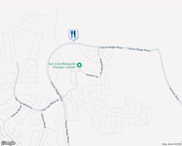 map of restaurants, bars, coffee shops, grocery stores, and more near 1113 Prairie Schooner Court in Mesquite