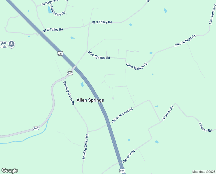 map of restaurants, bars, coffee shops, grocery stores, and more near Blossom Court in Scottsville
