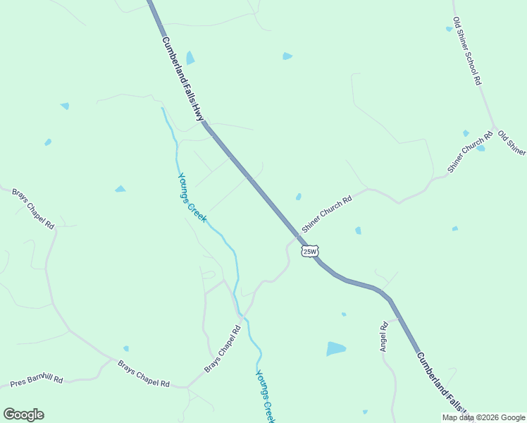 map of restaurants, bars, coffee shops, grocery stores, and more near 11472 Cumberland Falls Highway in Corbin