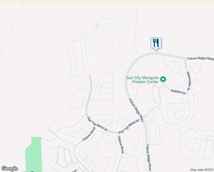 map of restaurants, bars, coffee shops, grocery stores, and more near 1361 Babbling Brook Court in Mesquite