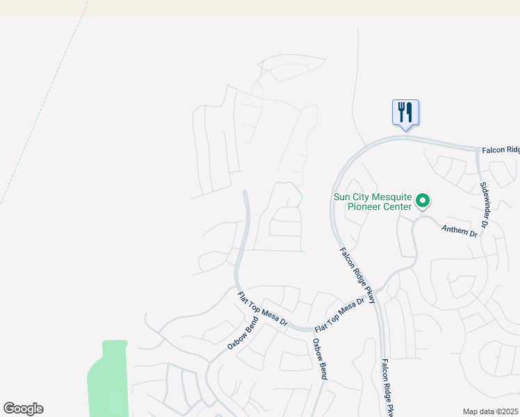 map of restaurants, bars, coffee shops, grocery stores, and more near 1347 Basin View in Mesquite