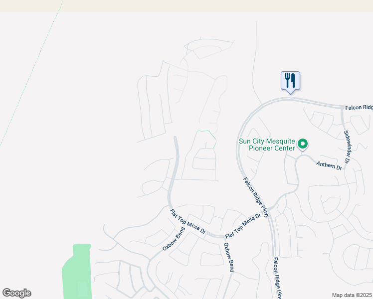 map of restaurants, bars, coffee shops, grocery stores, and more near 1347 Basin View in Mesquite