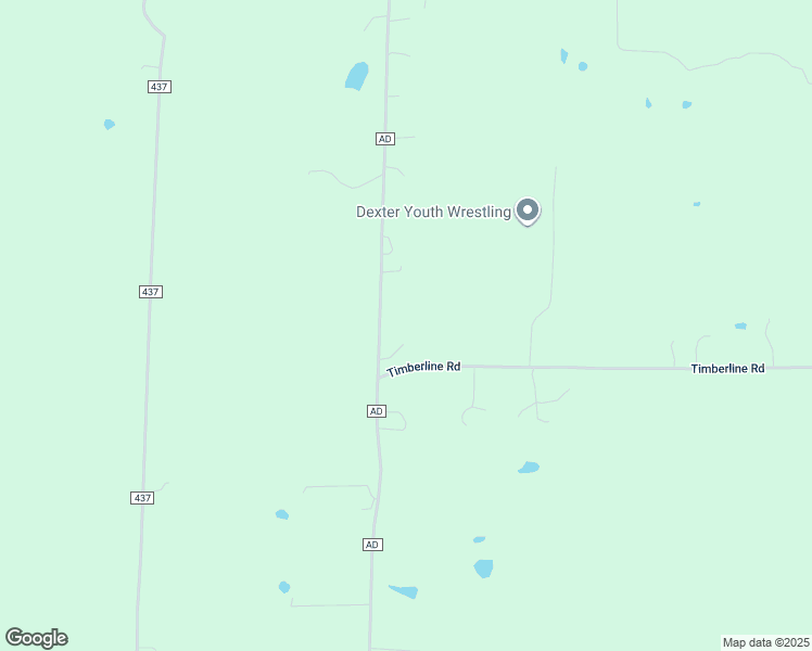 map of restaurants, bars, coffee shops, grocery stores, and more near 15092 State Highway AD in Dexter