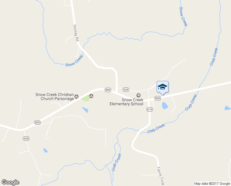 map of restaurants, bars, coffee shops, grocery stores, and more near 5300 Snow Creek Road in Martinsville