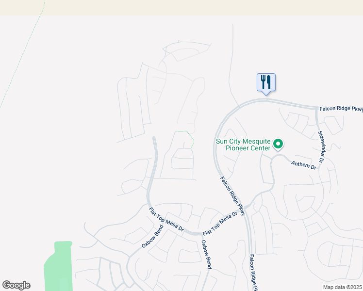map of restaurants, bars, coffee shops, grocery stores, and more near 1361 Babbling Brook Court in Mesquite