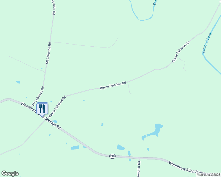 map of restaurants, bars, coffee shops, grocery stores, and more near 2671 Boyce Fairview Road in Alvaton