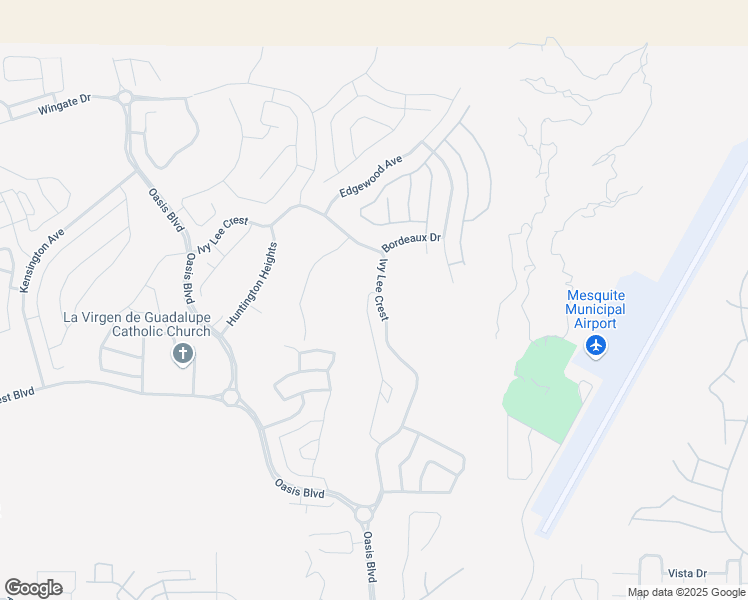map of restaurants, bars, coffee shops, grocery stores, and more near 1337 Ivy Lee Crest in Mesquite