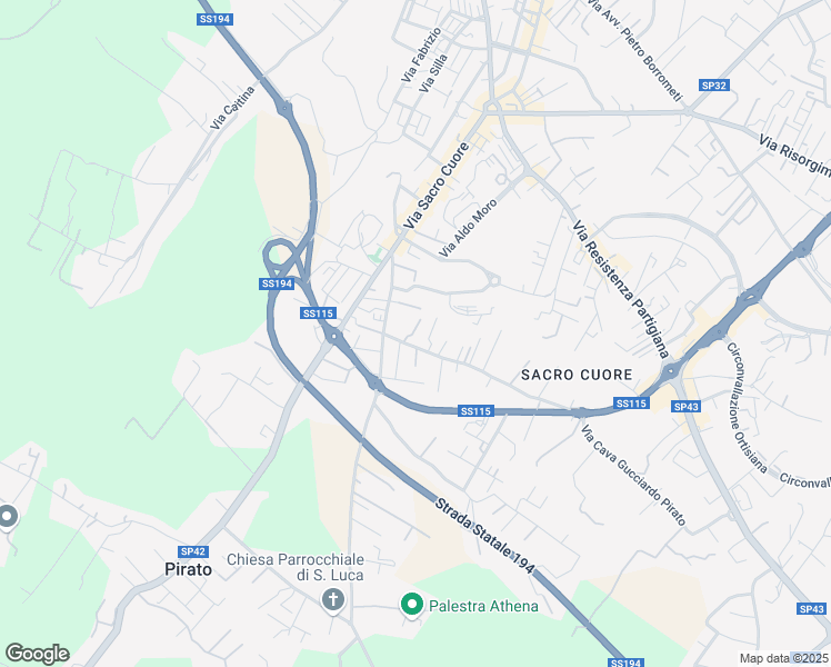 map of restaurants, bars, coffee shops, grocery stores, and more near 1 bis Via Cava Gucciardo Pirato in Modica