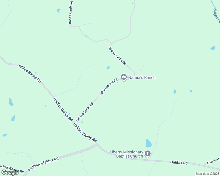 map of restaurants, bars, coffee shops, grocery stores, and more near 187-659 Halifax-Settle Road in Scottsville