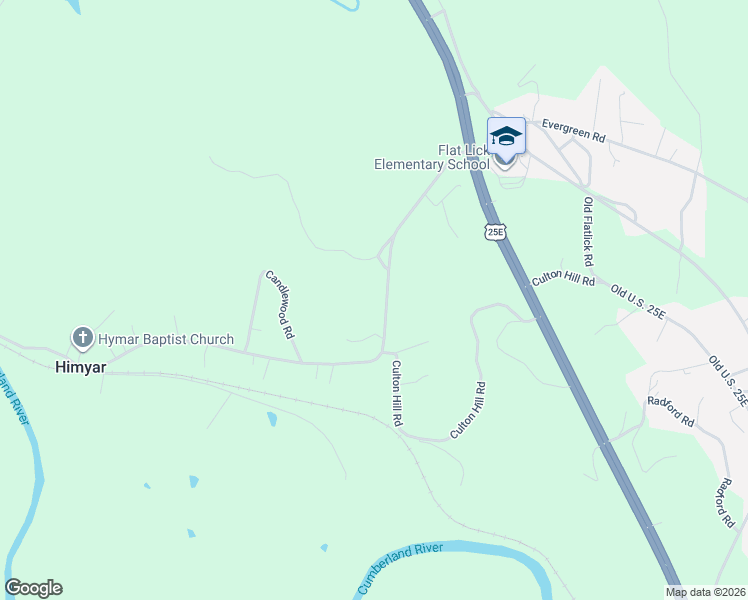 map of restaurants, bars, coffee shops, grocery stores, and more near 3557 State Highway 930 in Barbourville