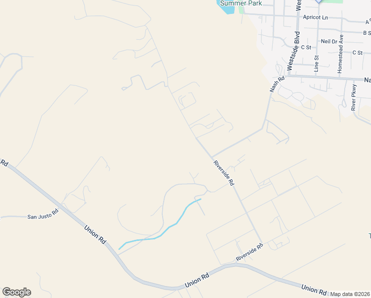 map of restaurants, bars, coffee shops, grocery stores, and more near 741 Riverside Road in Hollister