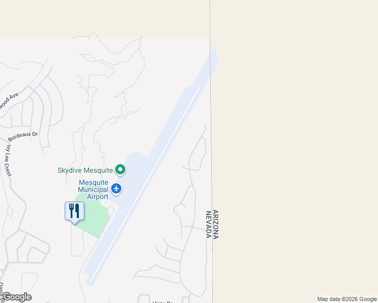 map of restaurants, bars, coffee shops, grocery stores, and more near 1399 Chaparral Drive in Mesquite