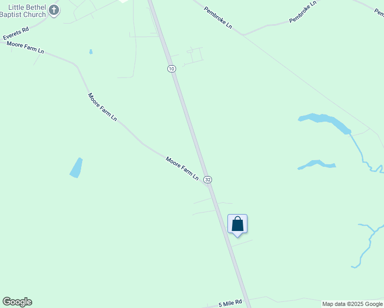 map of restaurants, bars, coffee shops, grocery stores, and more near 5071 Godwin Boulevard in Suffolk