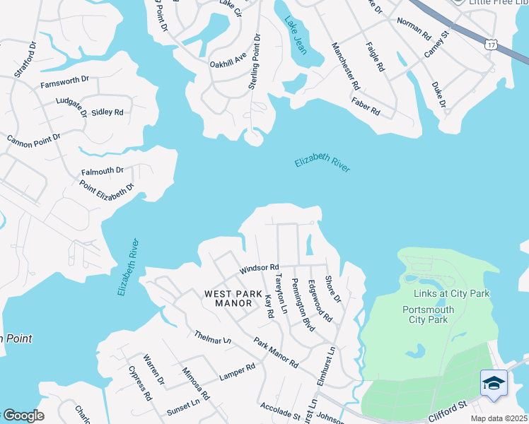 map of restaurants, bars, coffee shops, grocery stores, and more near 98 Pine Bluff in Portsmouth