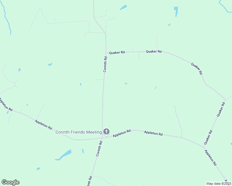 map of restaurants, bars, coffee shops, grocery stores, and more near 13801 Corinth Road in Ivor