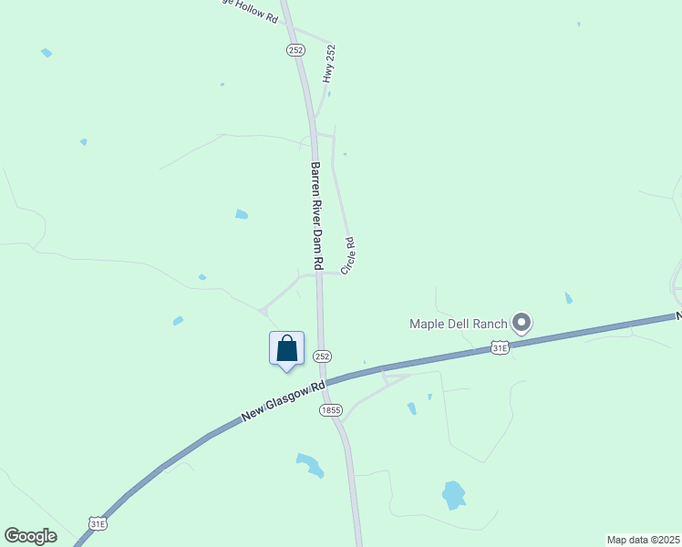 map of restaurants, bars, coffee shops, grocery stores, and more near 54 Circle Road in Scottsville