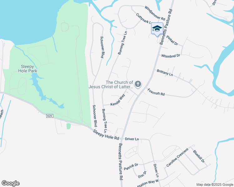 map of restaurants, bars, coffee shops, grocery stores, and more near 4414 Brighton Mews in Suffolk