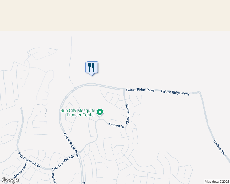 map of restaurants, bars, coffee shops, grocery stores, and more near 1145 Grist Mill Lane in Mesquite