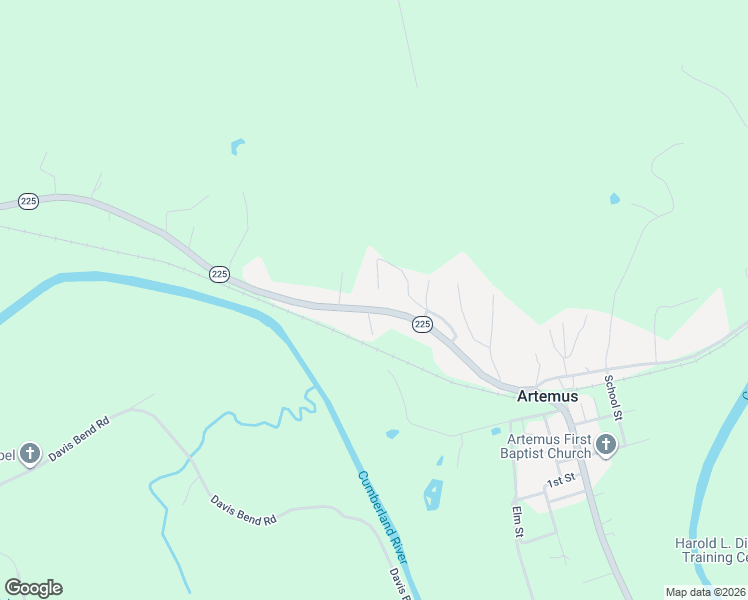 map of restaurants, bars, coffee shops, grocery stores, and more near 2405 Kentucky 225 in Barbourville