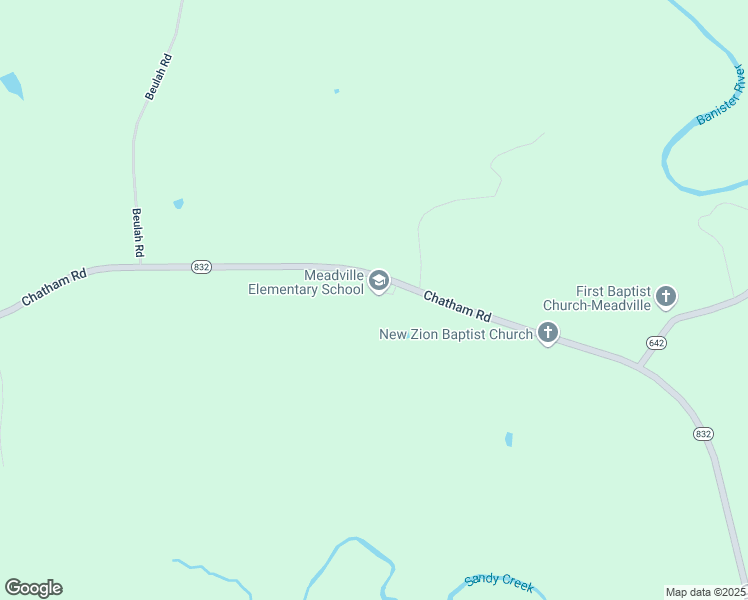 map of restaurants, bars, coffee shops, grocery stores, and more near 1011 Meadville School Loop in Nathalie