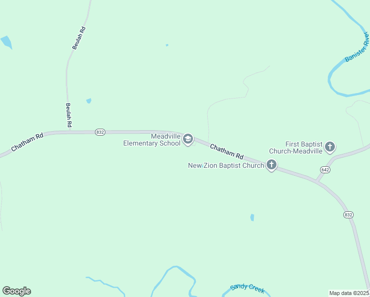 map of restaurants, bars, coffee shops, grocery stores, and more near 1011 Meadville School Loop in Nathalie