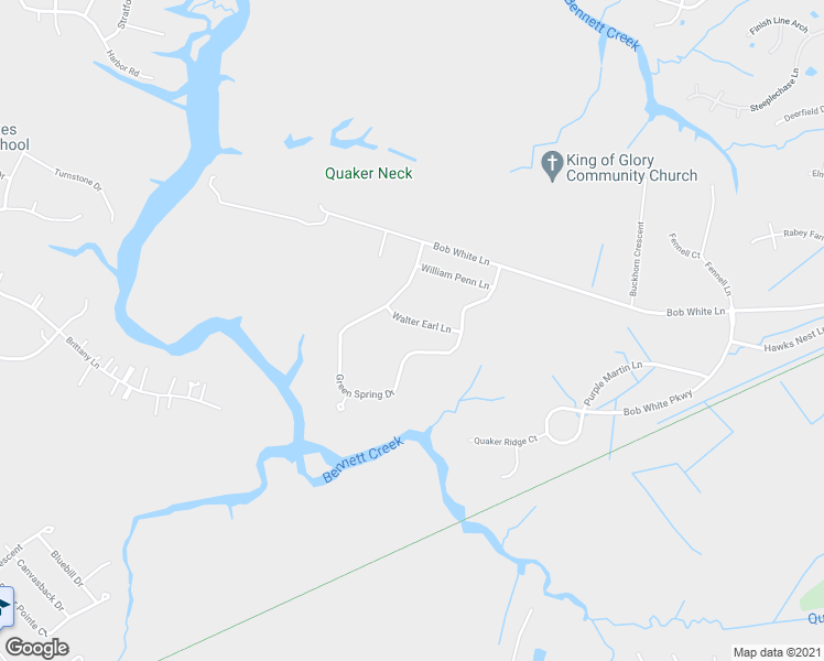 map of restaurants, bars, coffee shops, grocery stores, and more near 403 Walter Earl Lane in Suffolk