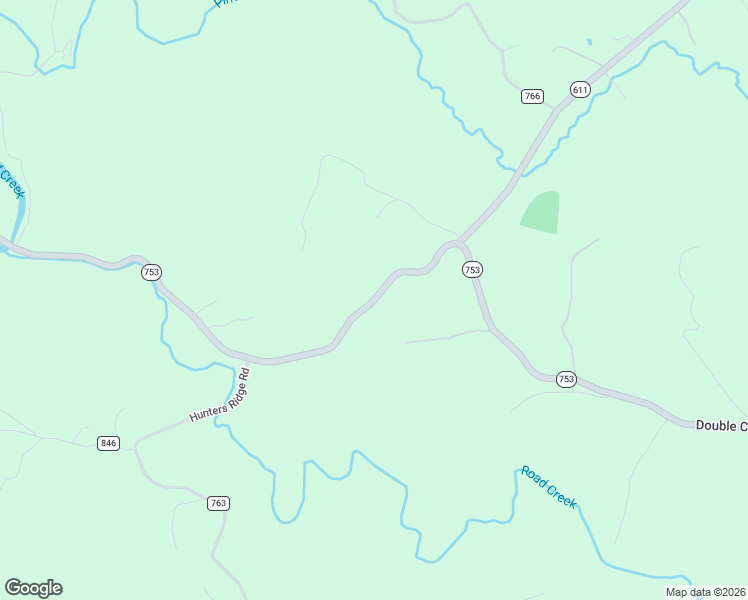 map of restaurants, bars, coffee shops, grocery stores, and more near Double Cabin Road in Hillsville