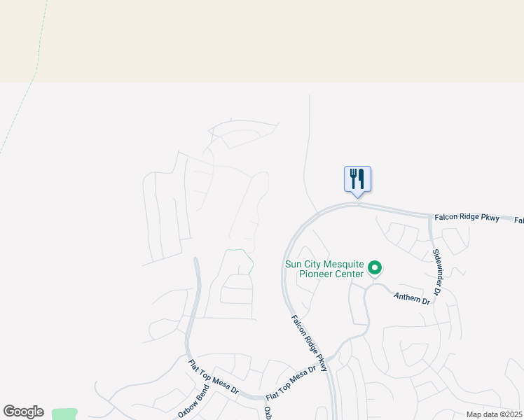 map of restaurants, bars, coffee shops, grocery stores, and more near 1201 Falcon Ridge Parkway in Mesquite