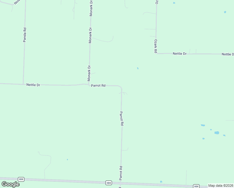 map of restaurants, bars, coffee shops, grocery stores, and more near 15772 Parrot Road in Neosho