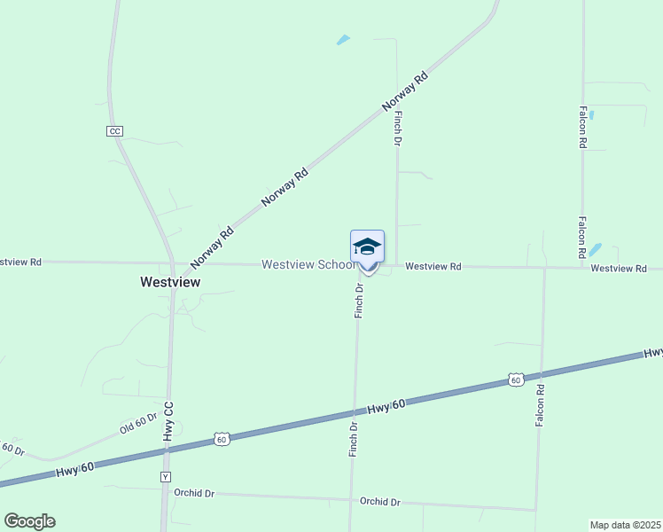 map of restaurants, bars, coffee shops, grocery stores, and more near 7441 Westview Road in Neosho