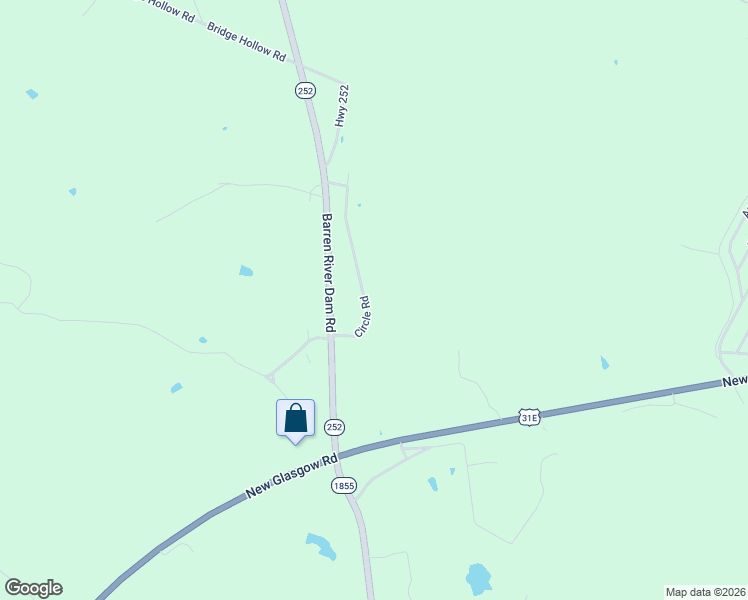 map of restaurants, bars, coffee shops, grocery stores, and more near 54-150 Circle Road in Scottsville