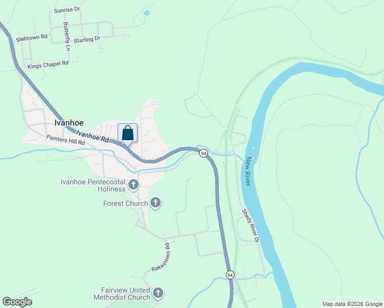 map of restaurants, bars, coffee shops, grocery stores, and more near 4601-4695 Ivanhoe Road in Ivanhoe