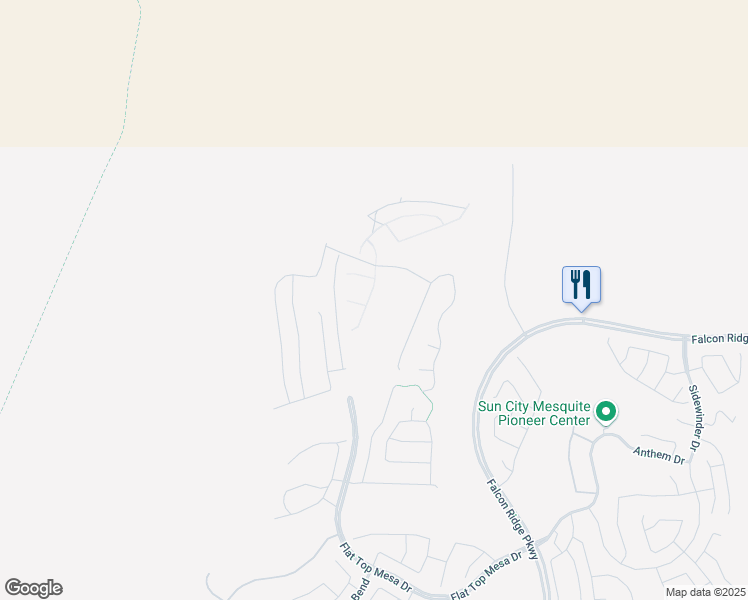 map of restaurants, bars, coffee shops, grocery stores, and more near 1512 Saw Mill Crossing in Mesquite
