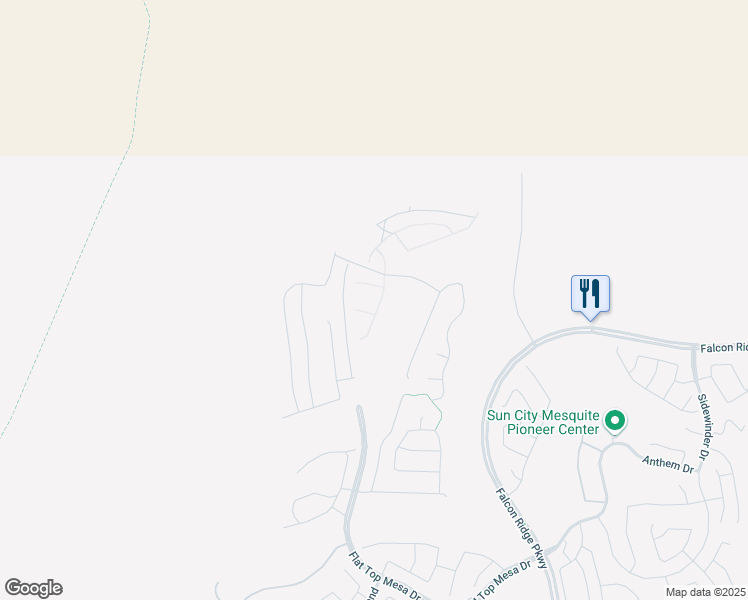 map of restaurants, bars, coffee shops, grocery stores, and more near 1515 Saw Mill Crossing in Mesquite
