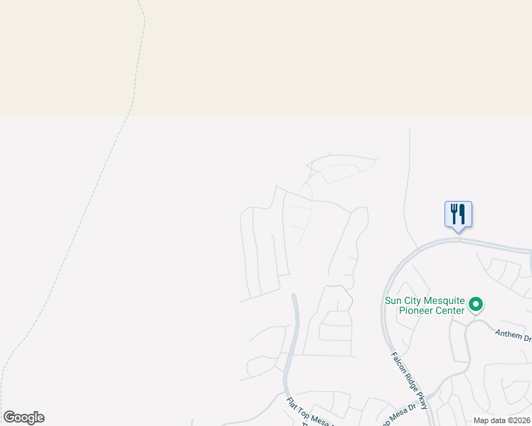 map of restaurants, bars, coffee shops, grocery stores, and more near 1480 Cactus Flower Ridge in Mesquite