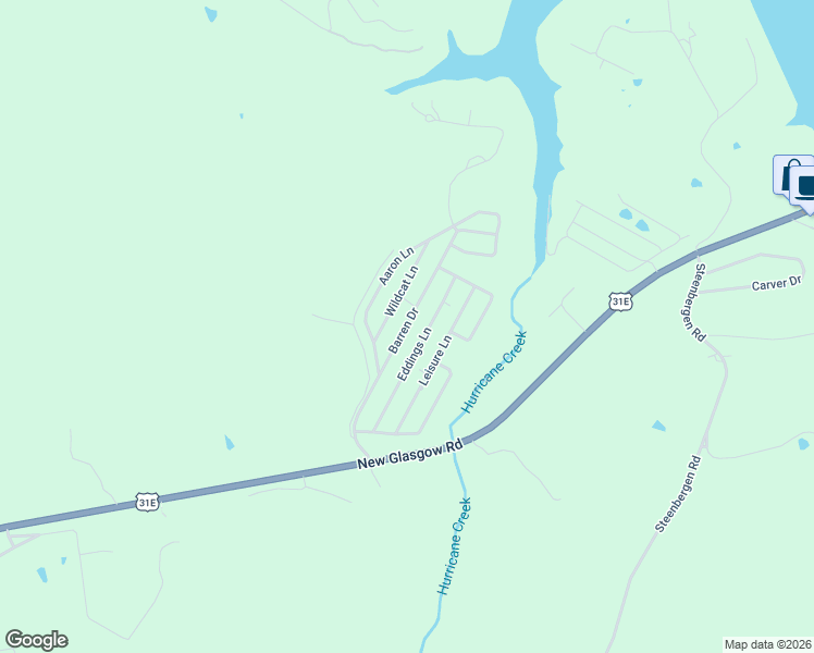 map of restaurants, bars, coffee shops, grocery stores, and more near 440 Barren Drive in Scottsville