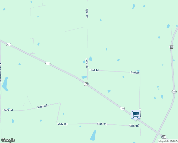map of restaurants, bars, coffee shops, grocery stores, and more near 907-999 Fred Road in Graves