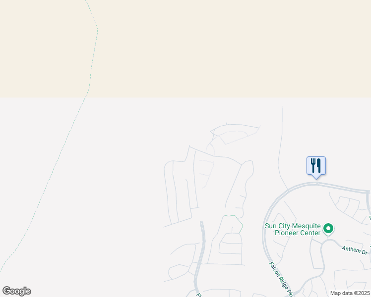 map of restaurants, bars, coffee shops, grocery stores, and more near Flat Top Mesa Drive in Mesquite