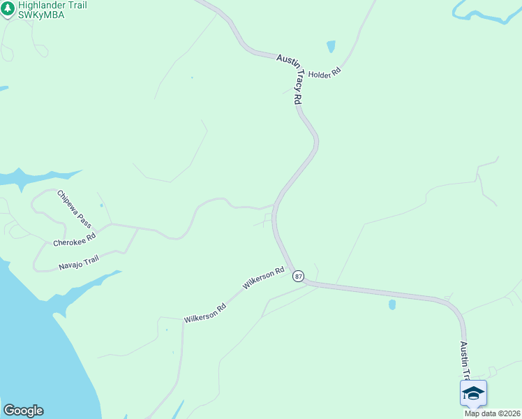 map of restaurants, bars, coffee shops, grocery stores, and more near 2-532 Cherokee Road in Lucas