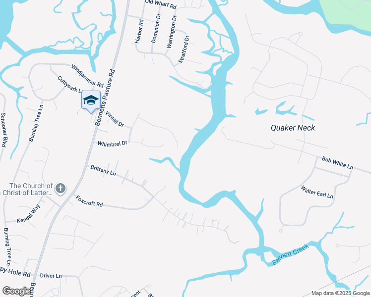 map of restaurants, bars, coffee shops, grocery stores, and more near 329 Turnstone Drive in Suffolk
