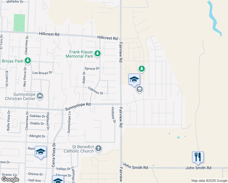 map of restaurants, bars, coffee shops, grocery stores, and more near 2164 Beachwood Court in Hollister