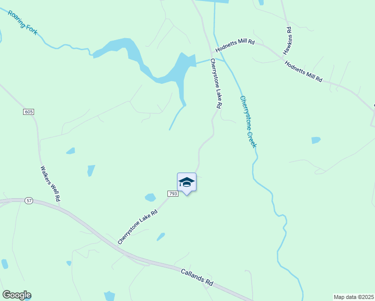 map of restaurants, bars, coffee shops, grocery stores, and more near 685 Cherrystone Lake Road in Chatham