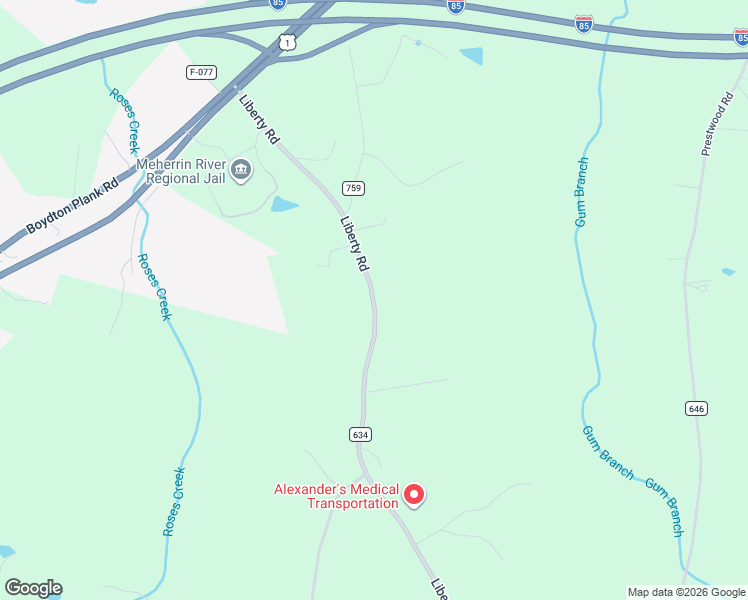 map of restaurants, bars, coffee shops, grocery stores, and more near 597 Liberty Road in Alberta